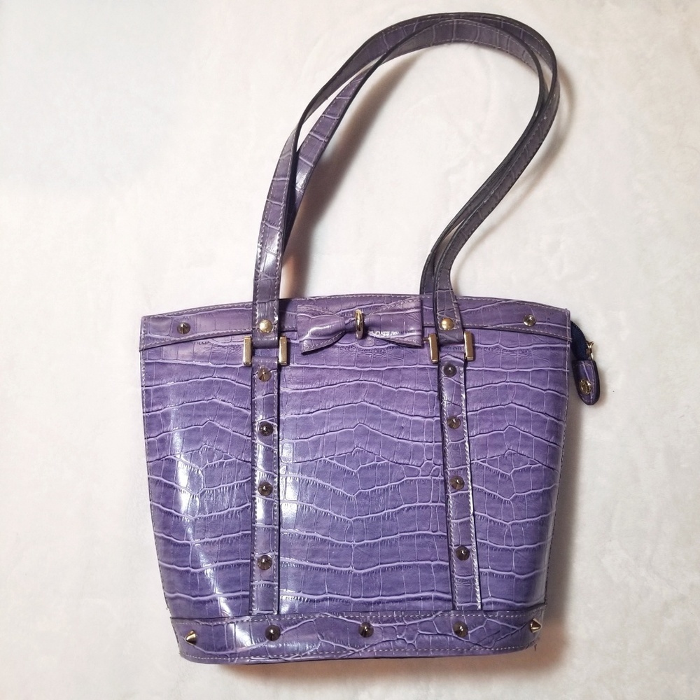 Vintage Retro Purple One of a Kind Tote Bag